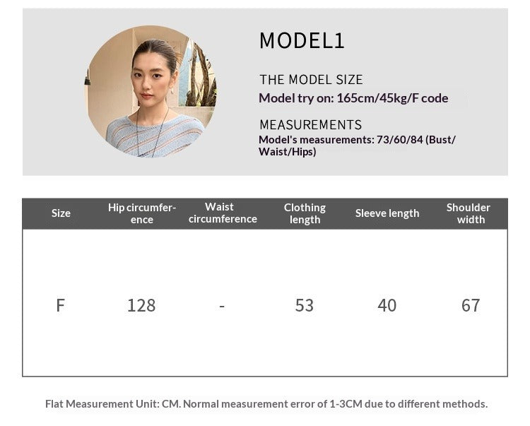 Cold hollow loose knitted sweater spring Korean lazy style long-sleeved sunscreen blouse