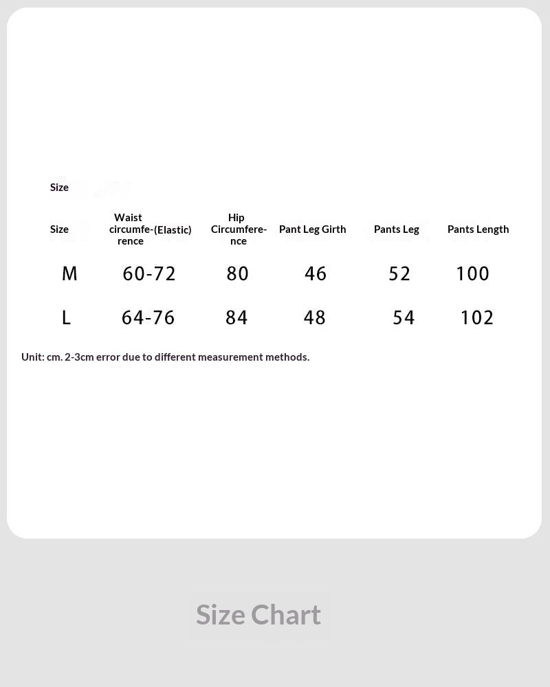 Korean style minimalist fleece-lined thickened versatile micro-flare casual pants - women's new loose-fit floor-length trousers