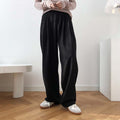 Spring New Fashion High Waist Cigarette Tube Wide Leg Pants Loose Straight Floor Mopping Suit Pants