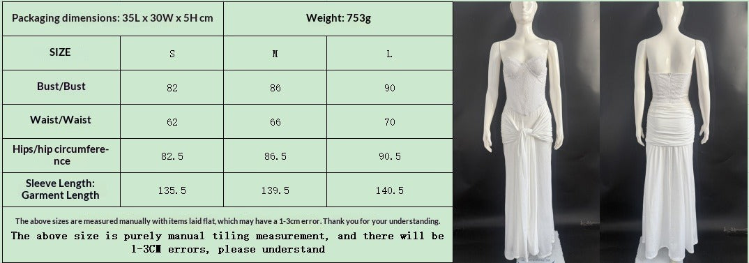 Fashion hottie sexy dress streamer slim beaded bandeau skirt evening dress