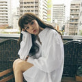 Minimalist Oversized Button-Up Shirt