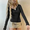 Fairycore Y2K Vintage Button-Up Shirt | Retro Grunge Aesthetic Women's Top