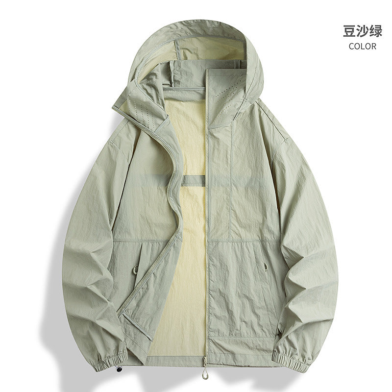 UV Protection Jacket Women Men Lightweight Hooded Sun Protection Outdoor