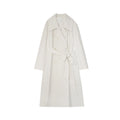 Fashion temperament long trench coat