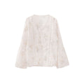Foreign Chic Beautiful Hollow Chiffon Shirt