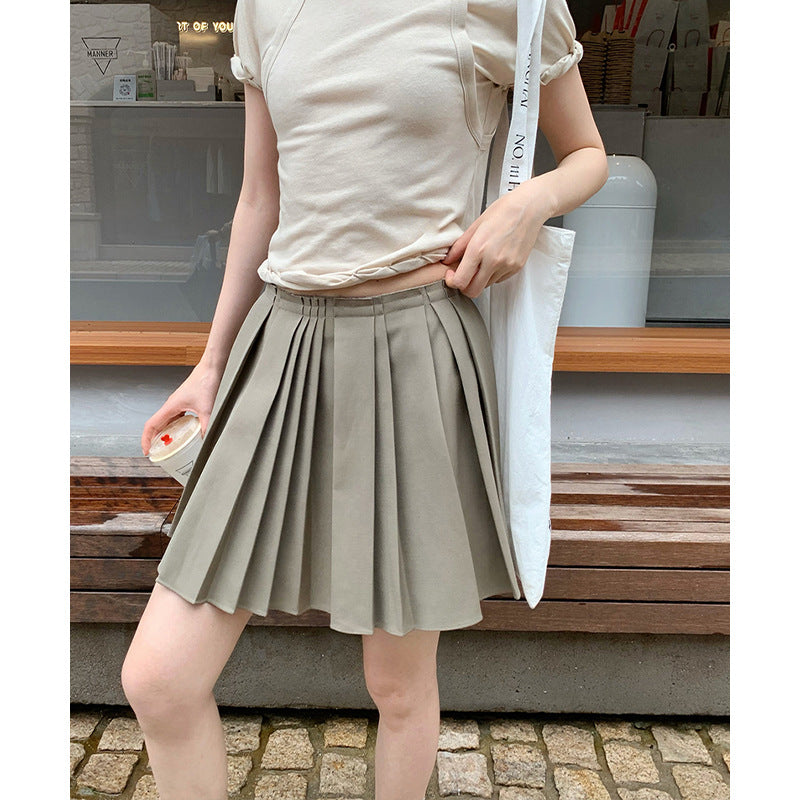 Slim and thin summer design sense niche fake two T-shirts