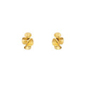 Dumb gold stud earrings light luxury high sense atmosphere new popular earrings design niche unique earrings women