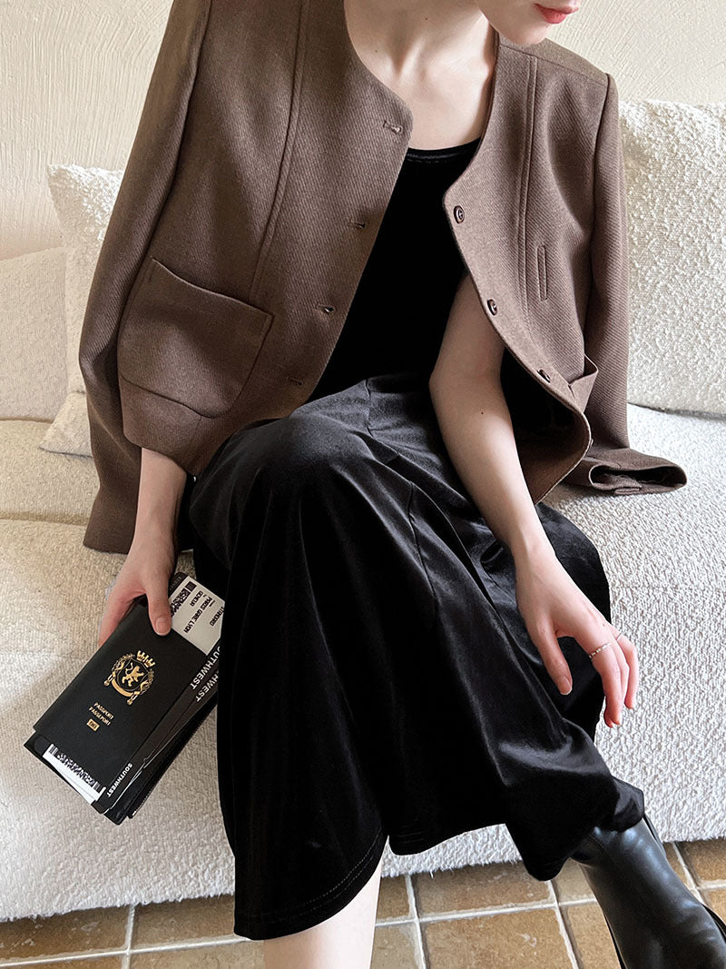French Xiaoxiangfeng jacket short