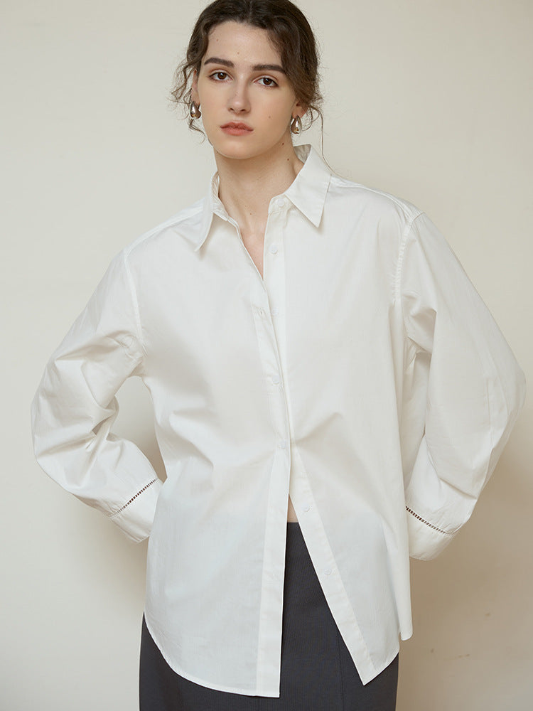 Cotton Button-Up Shirt