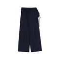 Straight casual wide-leg slimming drape floor-length pants