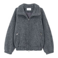 Winter new alpaca wool windproof neck protector warm plush jacket