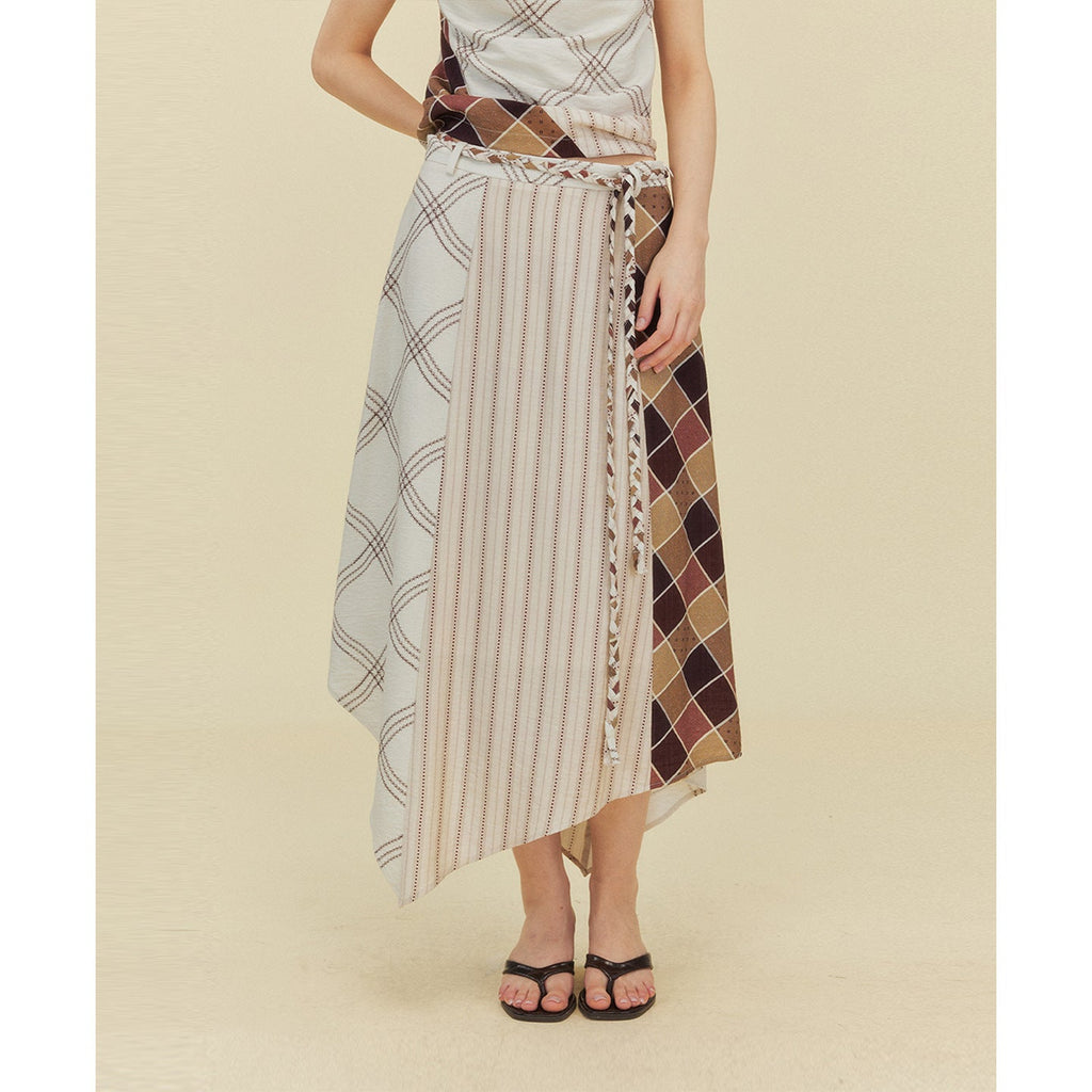 Splicing skirt
