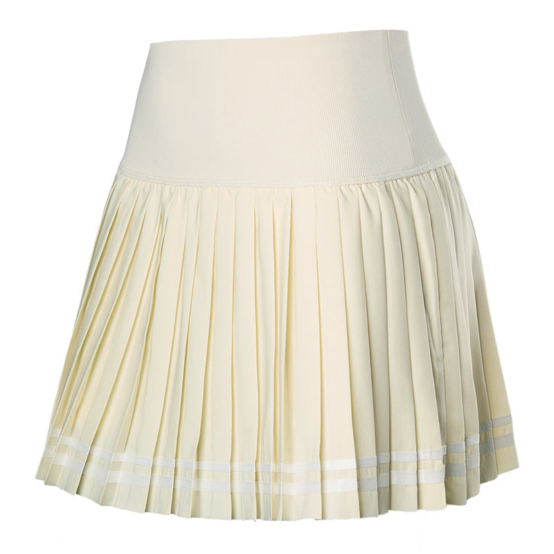 Women's Tennis Skirt Quick-Drying Sports Pleated Skirt with Shorts Fitness Yoga