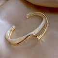 New metal acrylic women's bracelet trendy temperament jewelry, Korean version of fashion trendy bracelet