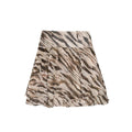 Trendy fashion retro zebra pattern a-word skirt