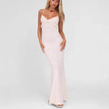 Fashion INS style sexy backless suspender skirt