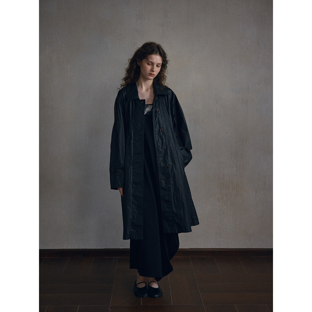 Simple cotton skin-friendly tube top dress irregular curved hem design long dress