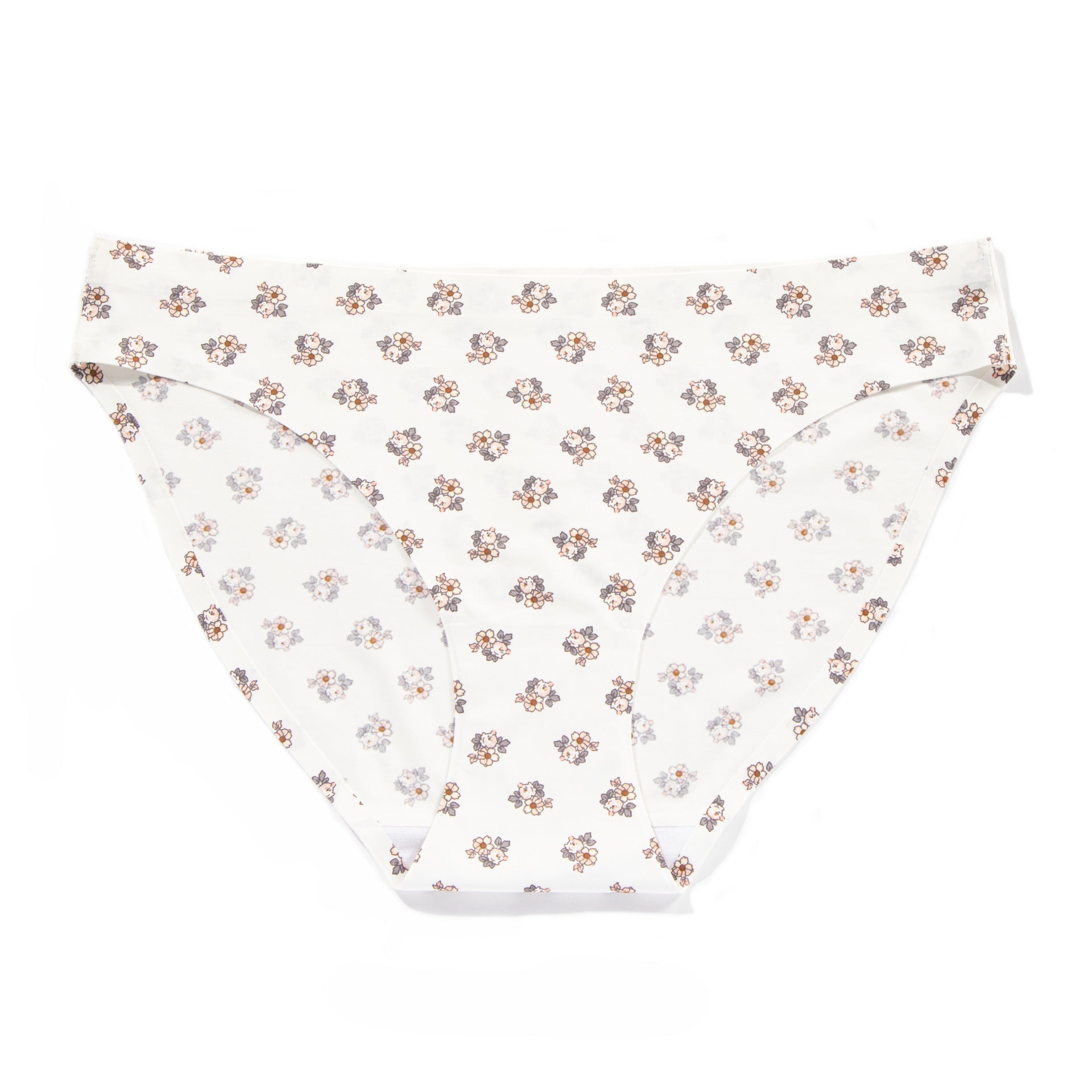 Low waist sexy ice silk seamless underwear women's print breathable quick-drying comfortable women's briefs