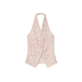 Sweet and sexy v-neck slim neck floral small suspender vest