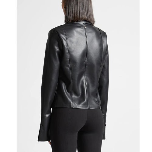 Autumn and winter lapels, suits, small jackets, hot girl cardigans, leather jackets, motorcycle style short styles