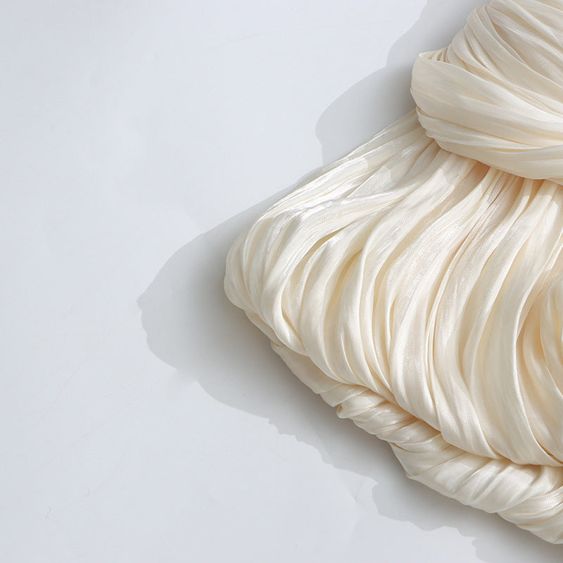 Pleated Mini Dress