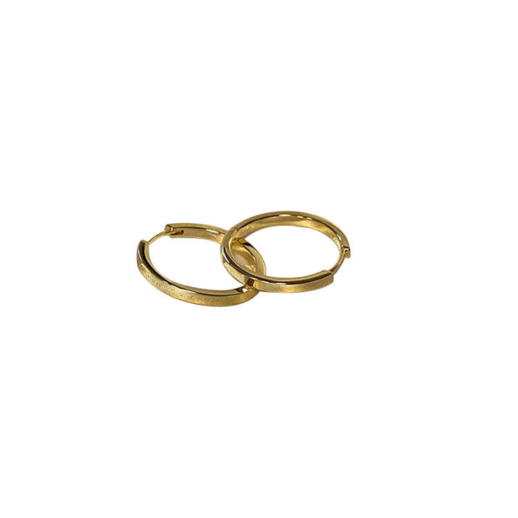French Earrings Circle Niche Design Premium Sensory Ring Earrings Ear Buckle Earrings