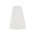 Japan and Korea casual thin temperament versatile polka dot Tencel skirt