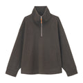 Autumn new acetic acid wool pullover classic light flower yarn texture static luxury sweater