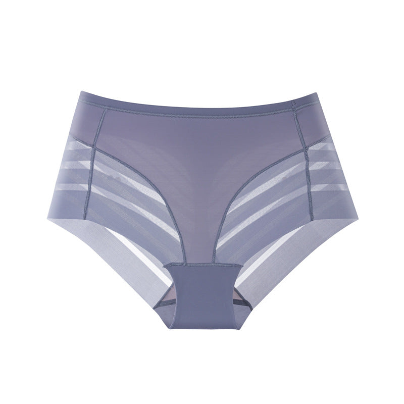Multi-color combination for women's high-waisted underwear breathable invisible comfortable transparent sexy mesh women's briefs