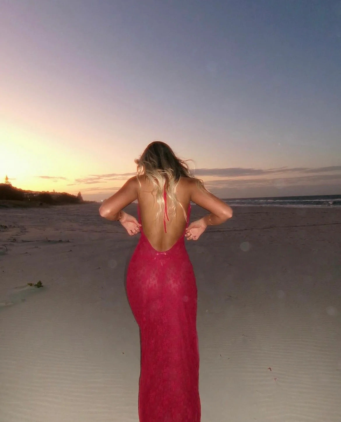Slim Halter Spice Girl Dress