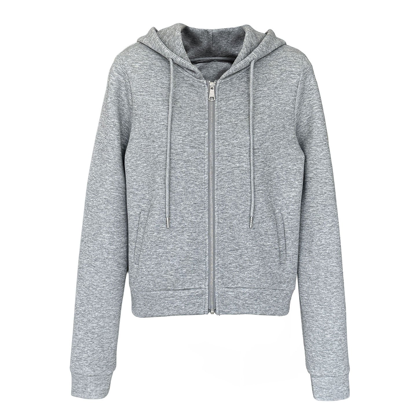 Korean hooded short zipper sports sweater women's early spring new casual versatile jacket