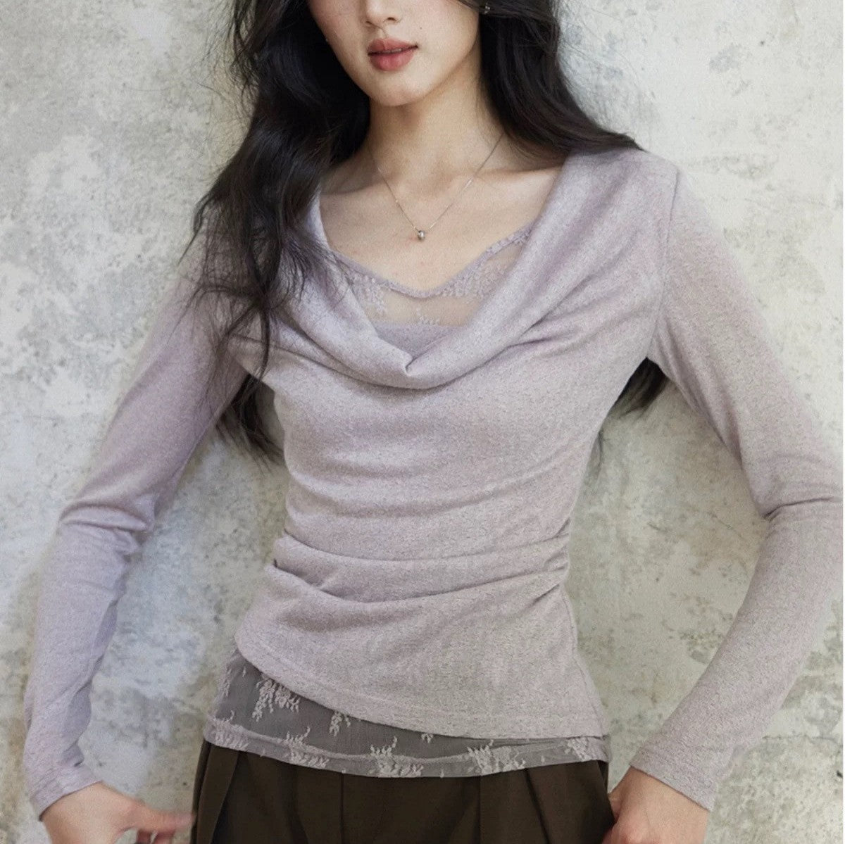 Lace Knit Sweater