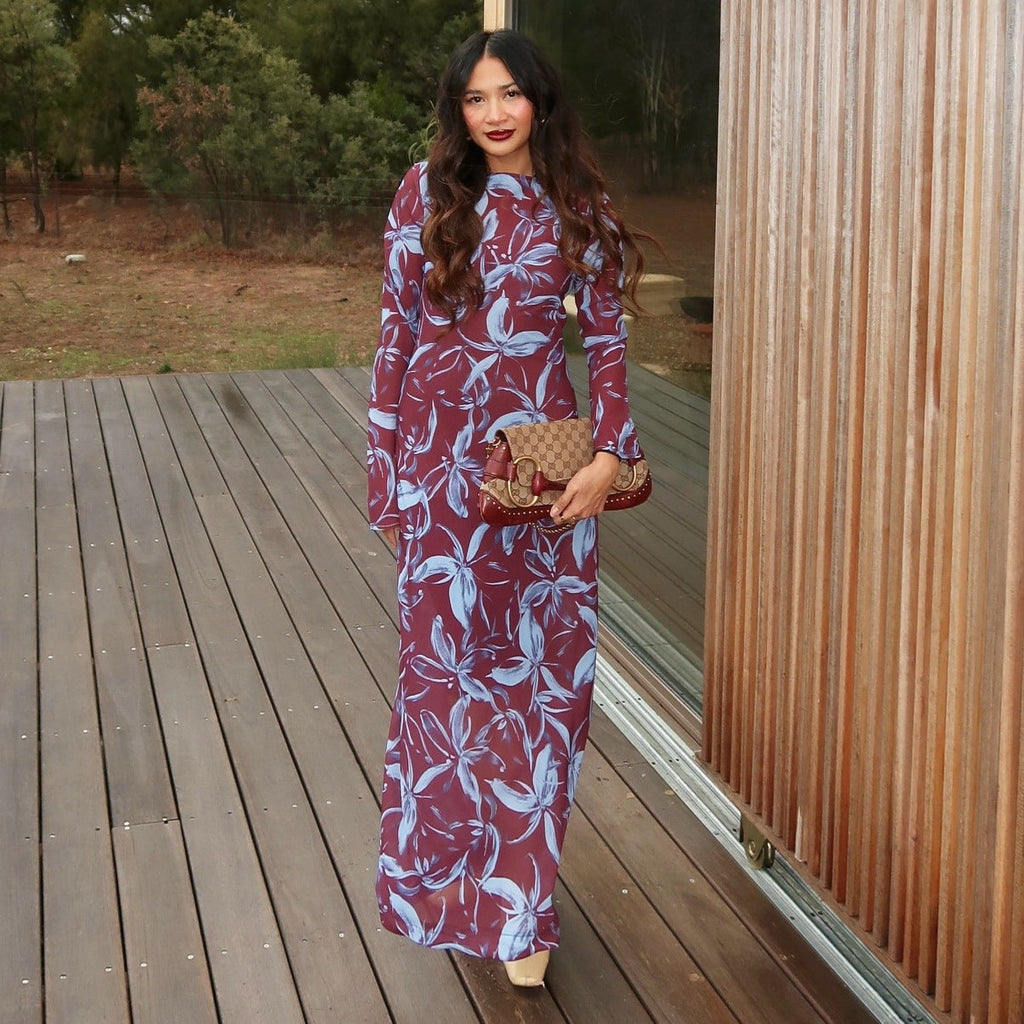 Casual vacation style slim dress