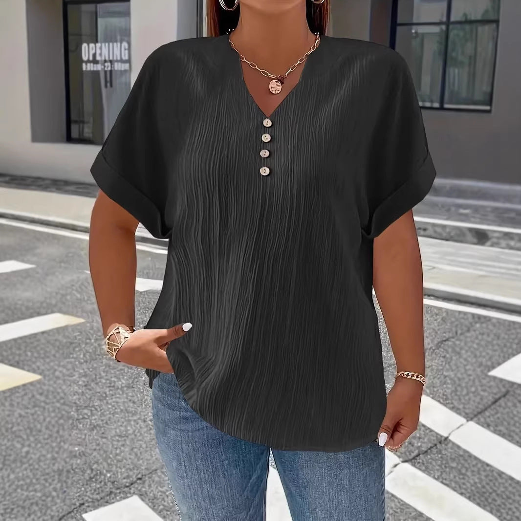 New spring clothes, new spring tops, short-sleeved women's t-shirts, women's short-sleeved tops, and women's summer short-sleeved tops