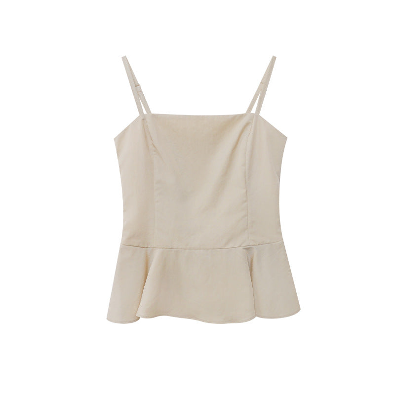 Casual temperament, thin umbrella-shaped sling vest woman