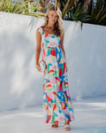 Spring and summer new floral pendulum dress
