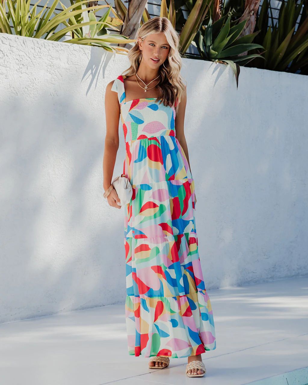 Spring and summer new floral pendulum dress