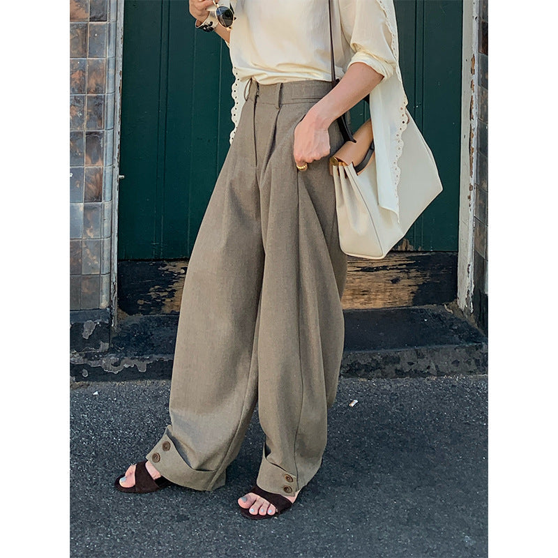 Minimalist Straight Leg Trousers