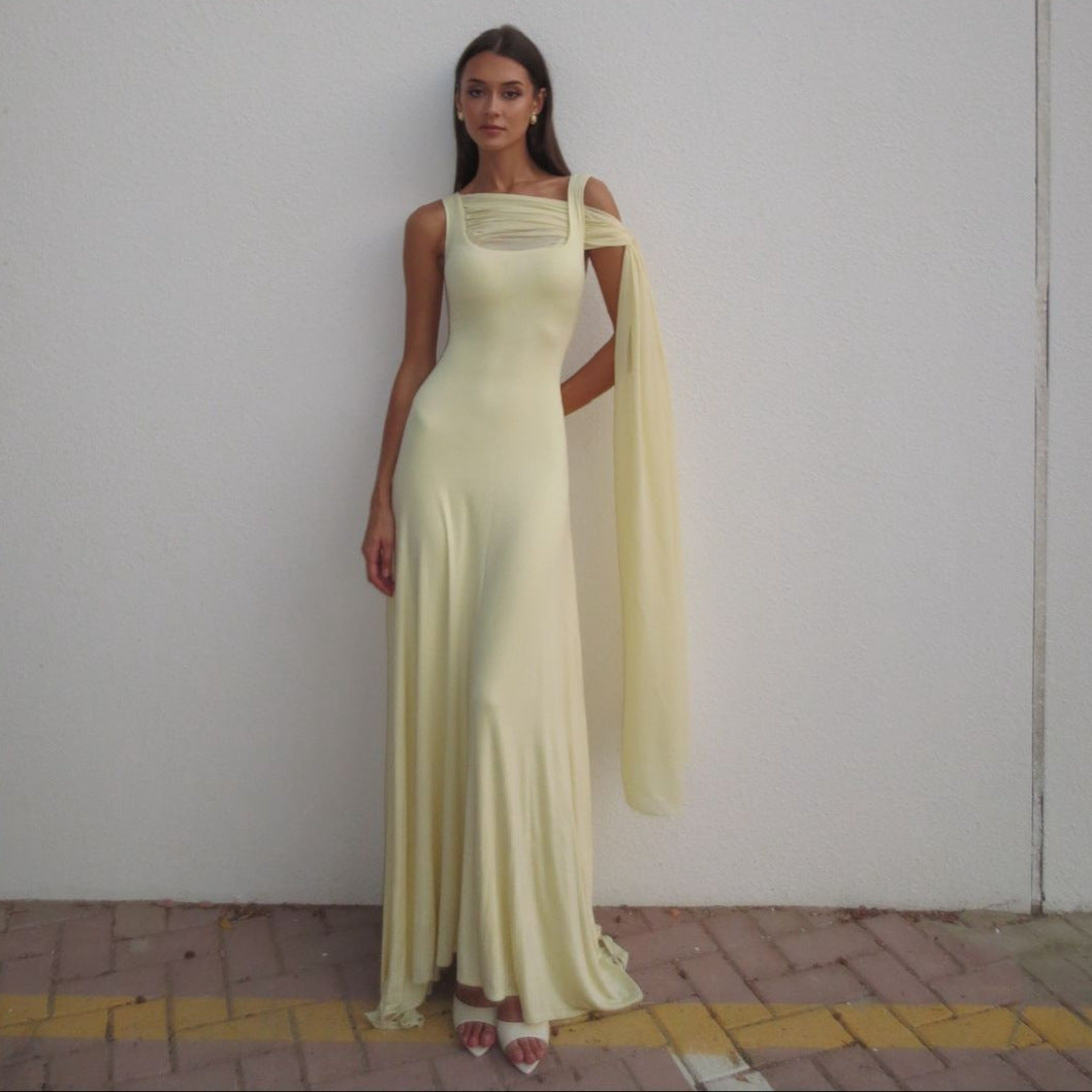 Ribbon Shawl Suspender Dress Sexy Dress