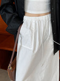 Vintage drawstring tooling skirt