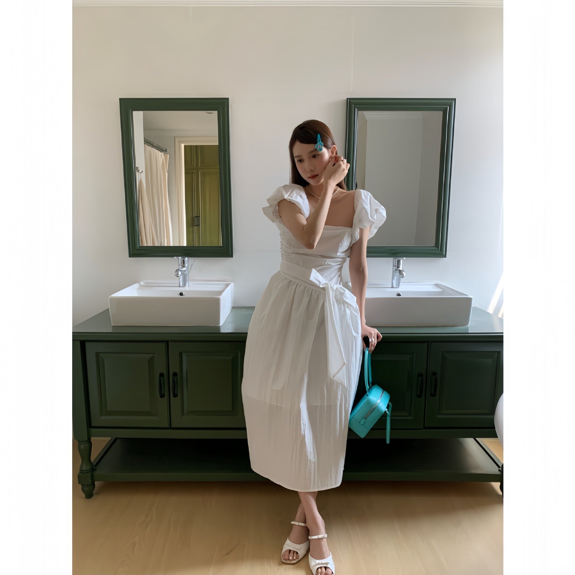 The beautiful fairy dress is pure desire for a bandeau dress