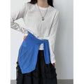 Simple stacked bottoming shirt women's spring new basic long-sleeved T-shirt with a thin top