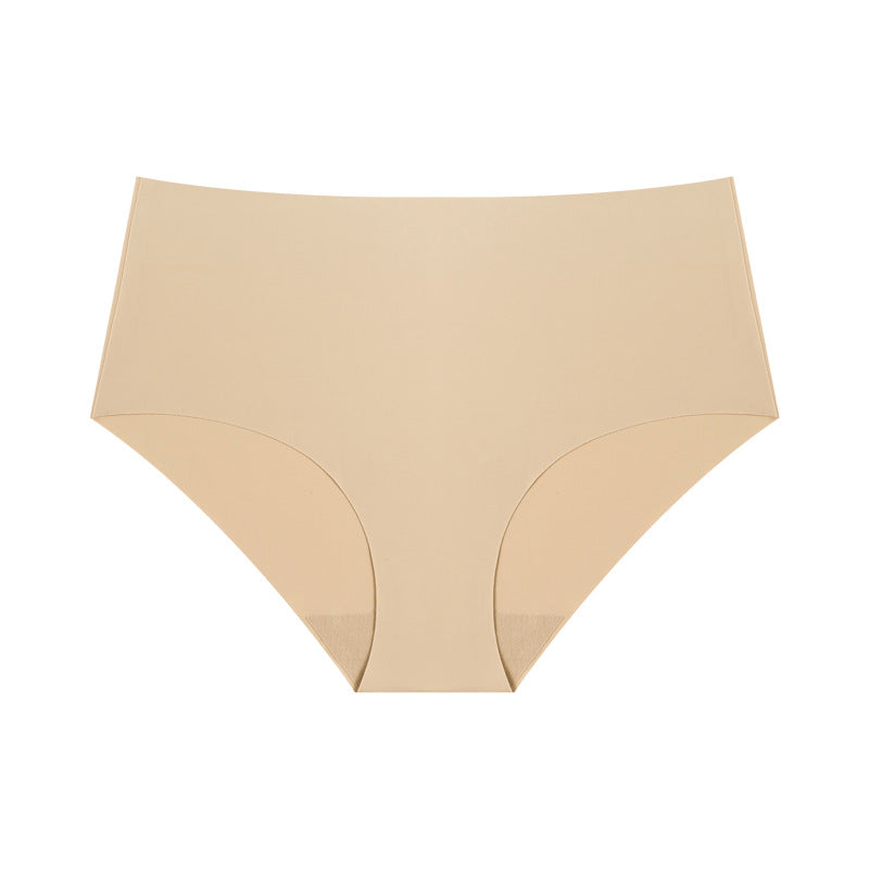 briefs yoga sports large size high waist women's pants breathable ice silk seamless underwear