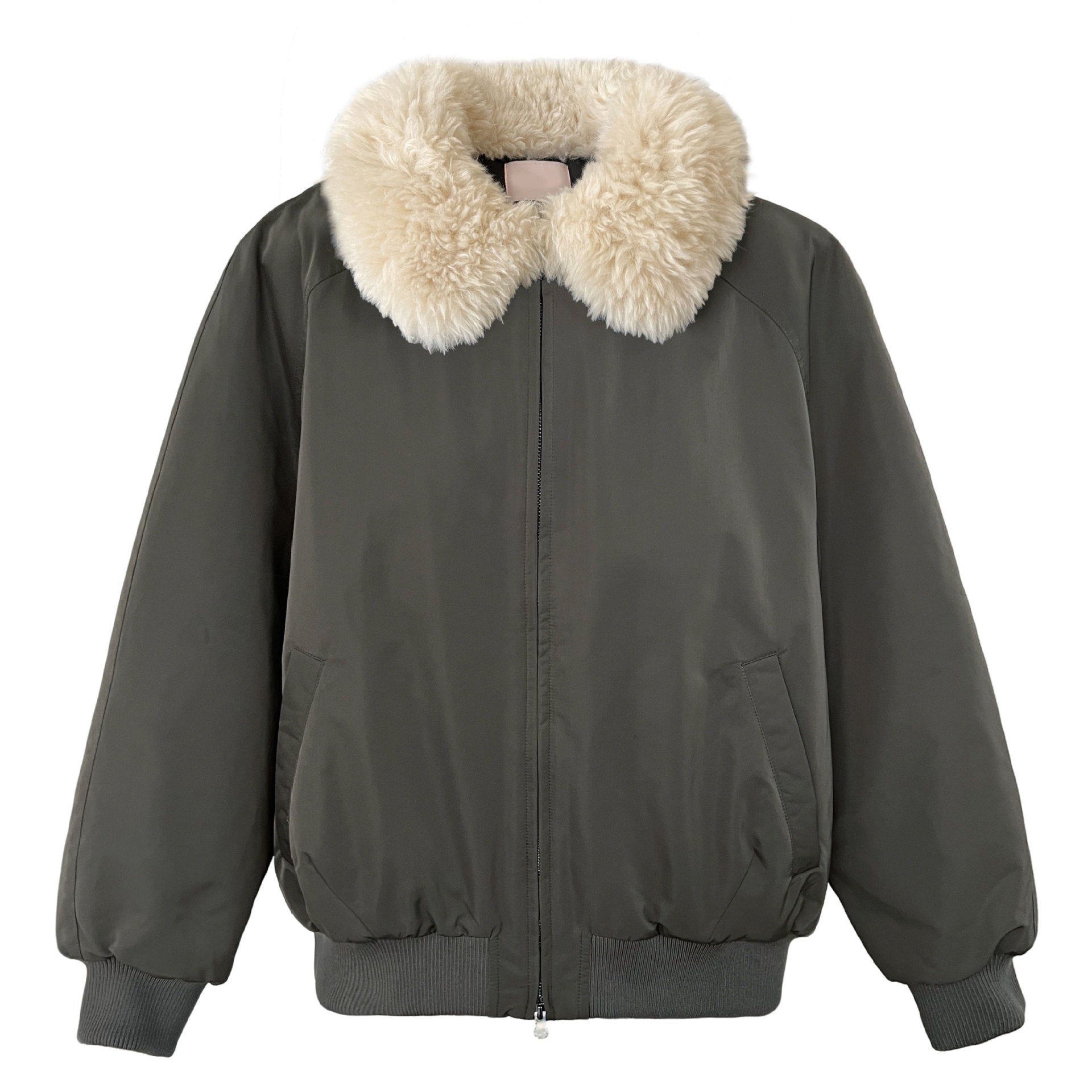 Korean warm fur collar padded jacket women's winter design versatile jacket cotton jacket top 89002
