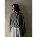 Flax skinny stand-up collar jacket top women's spring new simple versatile commuter jacket