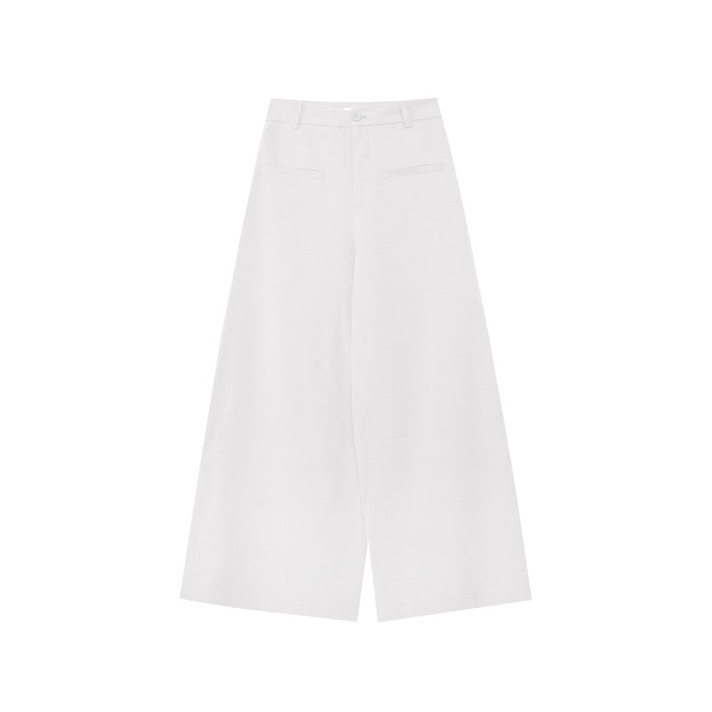 Korean High-Waisted Wide Leg Pants