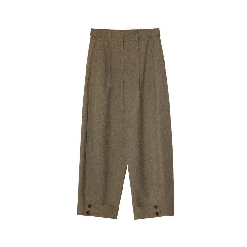 Minimalist Straight Leg Trousers