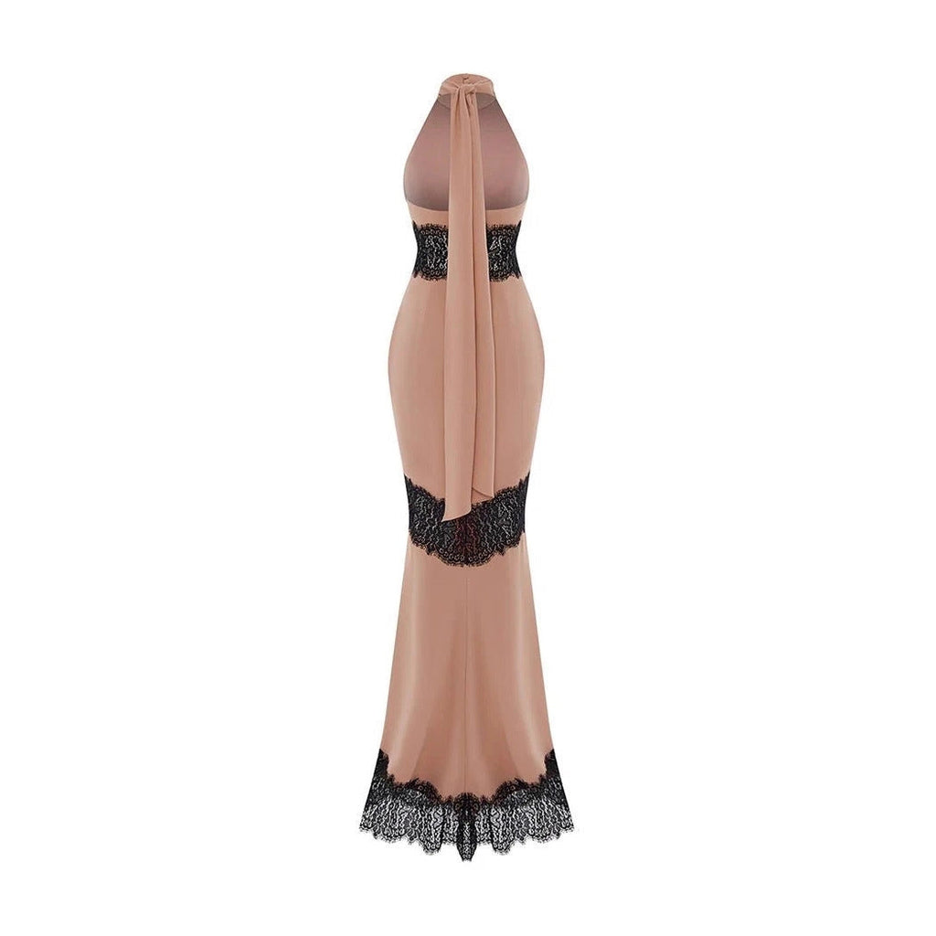 Halt waist sexy dress