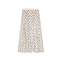 Sequin Embroidered Straight Maxi Skirt