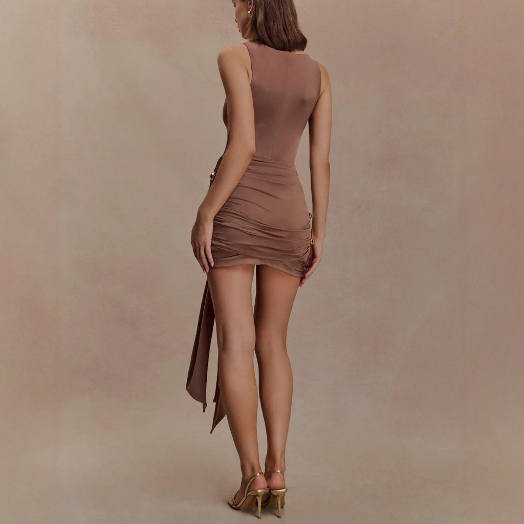 Vacation style sexy dress